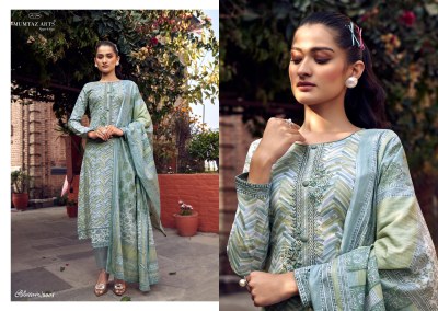 Mumtaz Arts by Blossom pure karachi lawn cambric karachi suit catalogue at affordable rate Karachi suits catalogs