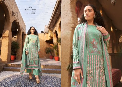 Mumtaz Arts by Mayna pure satin printed embroidered unstitched salwar kameez catalogue at affordable rate salwar kameez catalogs