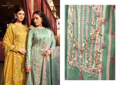 Mumtaz Arts by Mayna pure satin printed embroidered unstitched salwar kameez catalogue at affordable rate salwar kameez catalogs
