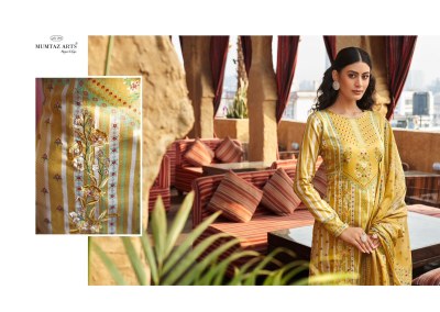 Mumtaz Arts by Mayna pure satin printed embroidered unstitched salwar kameez catalogue at affordable rate salwar kameez catalogs