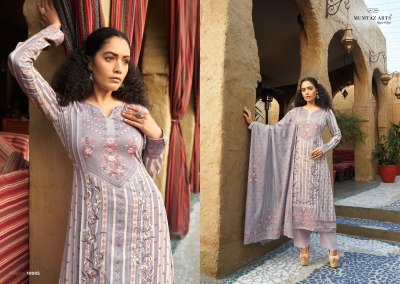 Mumtaz Arts by Mayna pure satin printed embroidered unstitched salwar kameez catalogue at affordable rate salwar kameez catalogs