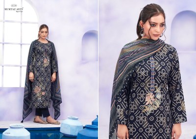Mumtaz Arts by Ruhani pure jam satin foil printed dress material catalogue at affordable rate  salwar kameez catalogs