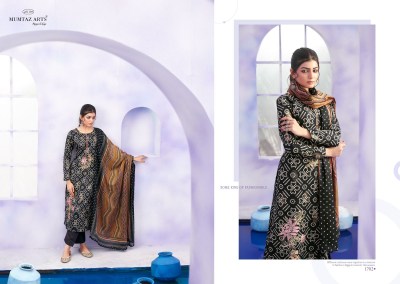 Mumtaz Arts by Ruhani pure jam satin foil printed dress material catalogue at affordable rate  salwar kameez catalogs