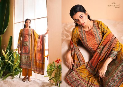 Mumtaz Arts launch Nayaab presnt embroidered and digital printed unstitched salwar suit catalogue at low rate  pakistani suit catalogs