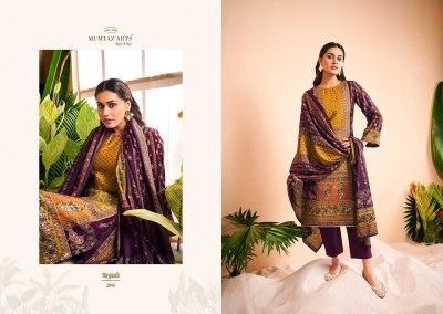 Mumtaz Arts launch Nayaab presnt embroidered and digital printed unstitched salwar suit catalogue at low rate  pakistani suit catalogs