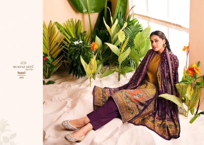 Mumtaz Arts launch Nayaab presnt embroidered and digital printed unstitched salwar suit catalogue at low rate  pakistani suit catalogs
