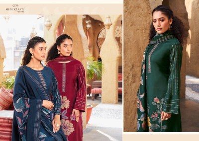 Mumtaz Arts present Rozeen pure viscose muslin digital embroidered unstitched dress material catalogue at wholesale price salwar kameez catalogs