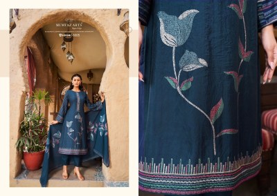 Mumtaz Arts present Rozeen pure viscose muslin digital embroidered unstitched dress material catalogue at wholesale price salwar kameez catalogs