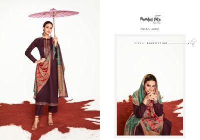 Mumtaz Artstm by patola designer unstitched salwar kameez catalogue at low rate salwar kameez catalogs