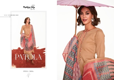 Mumtaz Artstm by patola designer unstitched salwar kameez catalogue at low rate salwar kameez catalogs