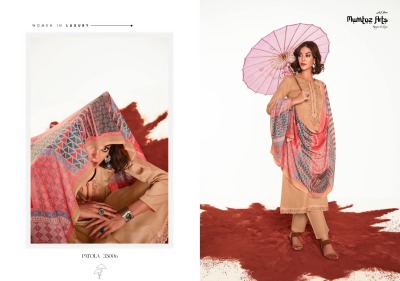 Mumtaz Artstm by patola designer unstitched salwar kameez catalogue at low rate salwar kameez catalogs