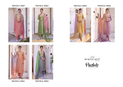 Mumtaz arts by Pastels pure jam satin printed embroidered salwar kameez catalogue at wholesale price salwar kameez catalogs