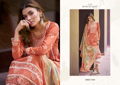 Mumtaz arts by Samaa pure lawn cambric digital printed unstitched salwar kameez catalogue at low rate salwar kameez catalogs