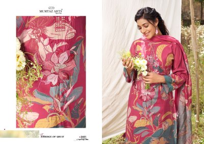 Mumtaz arts by Spring Villa pure muslin digital foil printed unstitched dress material catalogue salwar kameez catalogs