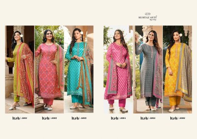 Mumtaz arts present ITRH digital printed unstitched salwar kameez catalogue at low rate salwar kameez catalogs