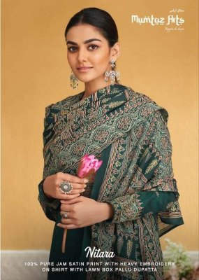 Mumtaz arts presents Nitara pure viscose jam satin designer salwar kameez wholesaler price in India  Amavi