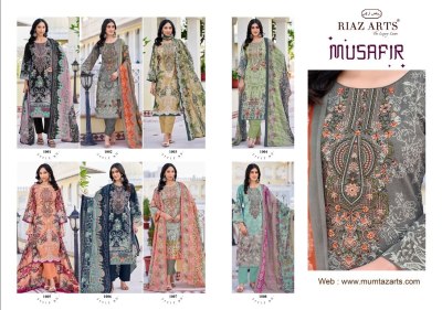 Musafir 26 by Riaz Pure Karachi lawn digital printed karachi suit catalogue with low rate Karachi suits catalogs