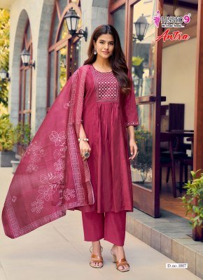 Mystic 9 Antra Vol-1 Flared Kurti Pant with Dupatta kurti pant with dupatta Catalogs
