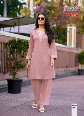 Mystic 9 Inaya Vol-1 Heavy Viscose Slub Lycra Embroidery Co-Ord Set co ord set catalogs