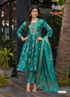 Mystic 9 Namita Vol 1 Muslin Umbrella Cut Kurti Pant with Dupatta kurti pant with dupatta Catalogs