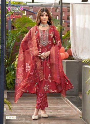 Mystic 9 Namita Vol 1 Muslin Umbrella Cut Kurti Pant with Dupatta kurti pant with dupatta Catalogs