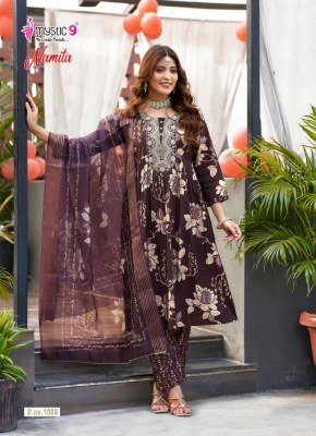 Mystic 9 Namita Vol 1 Muslin Umbrella Cut Kurti Pant with Dupatta kurti pant with dupatta Catalogs