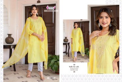 Mystic 9 Prachi Vol 1 Capsule Lurex Dobby Kurti Pant Dupatta Set readymade suit catalogs