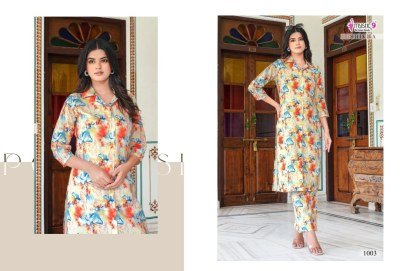 Mystic 9 Shikha Vol 1 Elegant Digital Print Linen Co-Ord Set with Sleeves Lock And Dyed Buttons Pocket Wholesale co ord set catalogs