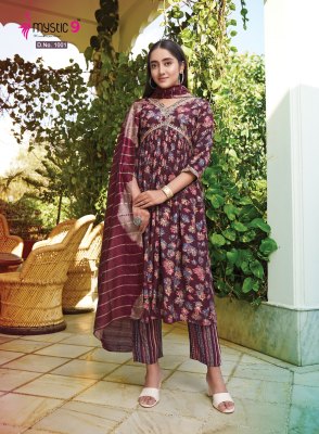 Mystic 9 by Monalisha vol 2 premium quality foil print readymade suit catalogue readymade suit catalogs