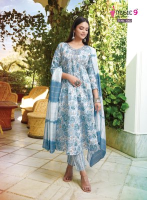 Mystic 9 by Monalisha vol 2 premium quality foil print readymade suit catalogue readymade suit catalogs
