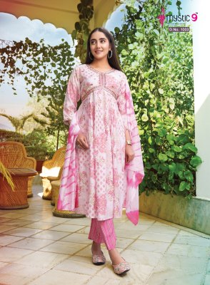 Mystic 9 by Monalisha vol 2 premium quality foil print readymade suit catalogue readymade suit catalogs