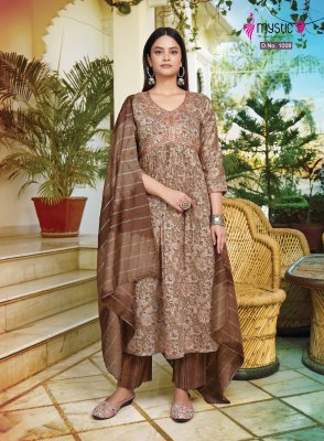 Mystic 9 by Monalisha vol 2 premium quality foil print readymade suit catalogue readymade suit catalogs