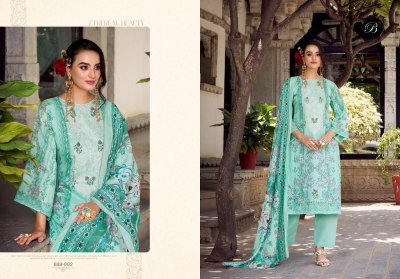 NAIRA VOL 115 by BelliZa Designer Studio Premium 100  Pure Cotton Top with Heavy Self Embroidery Digital Print MAL MAL Cotton Dupatta and Cotton Botto readymade suit catalogs
