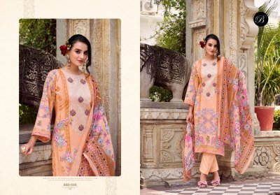 NAIRA VOL 115 by BelliZa Designer Studio Premium 100  Pure Cotton Top with Heavy Self Embroidery Digital Print MAL MAL Cotton Dupatta and Cotton Botto readymade suit catalogs