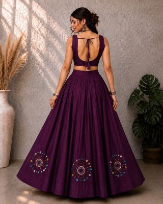 NC Navratri Collection Khelaiya Roman Silk Lehenga Choli with Heavy Real Mirror Hand Work lehenga choli catalogs