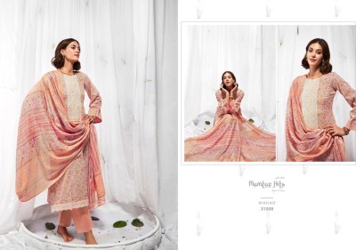 NIKHAR by Mumtaz arts pure lawn cambric embroidered  dress material catalogue  dress material catalogs