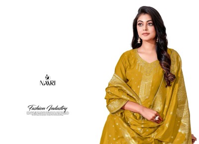 Naari present Mehar 7 pure muslin jacaured pakisatni suit catalogue at wholesale price pakistani suit catalogs
