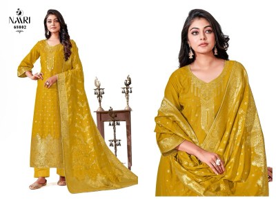 Naari present Mehar 7 pure muslin jacaured pakisatni suit catalogue at wholesale price pakistani suit catalogs
