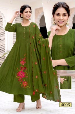 Naaz Vol 1 Roman Silk Heavy Embroidery Sequence Work Designer 3 Piece Suit Set kurti pant with dupatta Catalogs