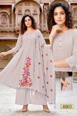 Naaz Vol 1 Roman Silk Heavy Embroidery Sequence Work Designer 3 Piece Suit Set kurti pant with dupatta Catalogs
