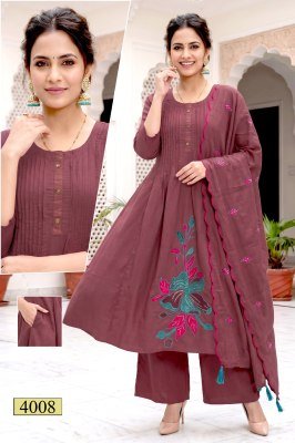 Naaz Vol 1 Roman Silk Heavy Embroidery Sequence Work Designer 3 Piece Suit Set kurti pant with dupatta Catalogs
