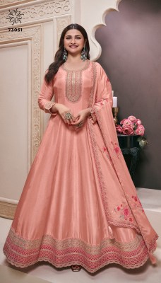 Naaz by Kuleesh Embroidered exclusive long Anarkali suit catalogue with low rate fancy Anarkali suit catalogs