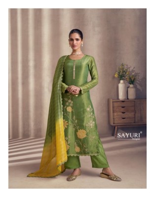 Naaz by Sayuri Designer Premium simar silk embroidered Kurti pant and dupatta collection at low price readymade suit catalogs