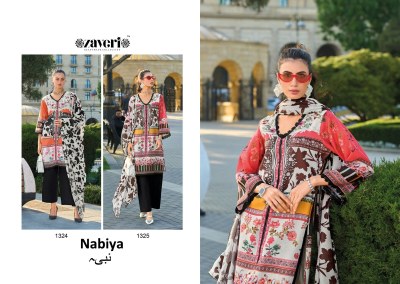 Nabiya by zaveri print cotton digital printed fancy readymade suit catalogue at low rate readymade suit catalogs