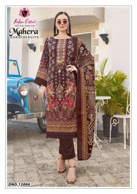 Nafisa Cotton Mahera Karachi Suit Vol 12 Readymade Catalogue Pcs Wholesale Rate  readymade suit catalogs