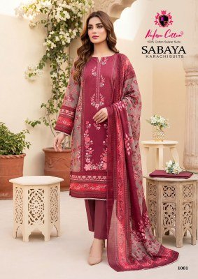 Nafisa Cotton Sabaya Karachi Suits Pure Soft Cotton Dress Material dress material catalogs