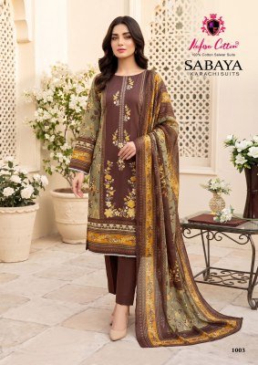 Nafisa Cotton Sabaya Karachi Suits Pure Soft Cotton Dress Material dress material catalogs