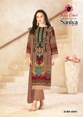 Nafisha Cotton Saniya Karachi Suits Vol 06 Pure Soft Cotton Digital Print Wholesale readymade suit catalogs