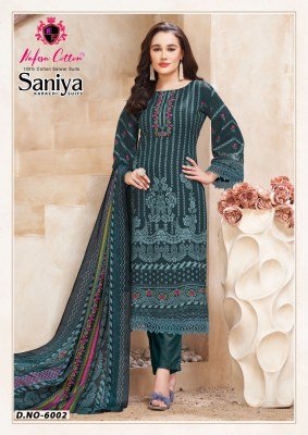 Nafisha Cotton Saniya Karachi Suits Vol 06 Pure Soft Cotton Digital Print Wholesale readymade suit catalogs
