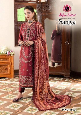 Nafisha Cotton Saniya Karachi Suits Vol 06 Pure Soft Cotton Digital Print Wholesale readymade suit catalogs